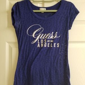 GUESS Blue tee shirt
